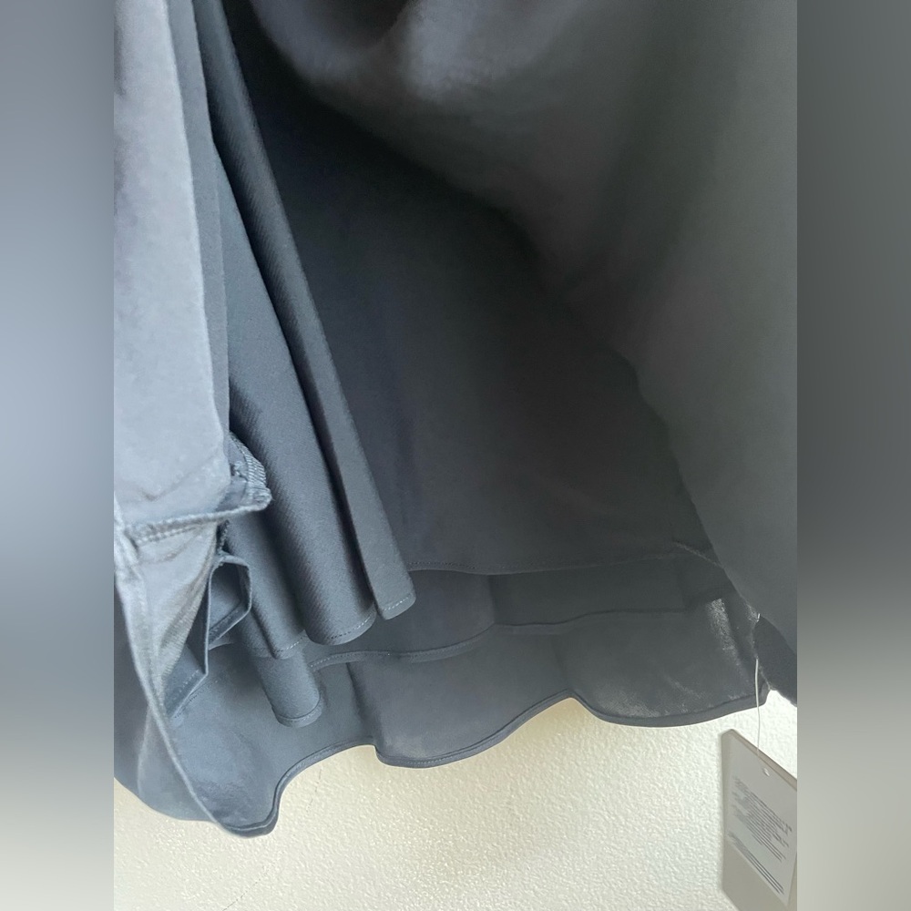 New Abercrombie Fitch Julia Strapless Scarf Maxi Dress Black Size Medium - Picture 10 of 16